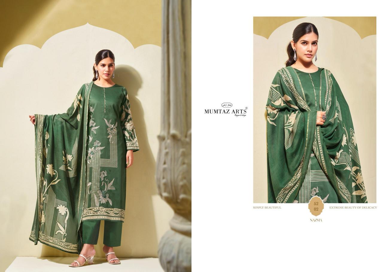 Mumtaz Arts Nazma catalog best wholesaler of dress materials in surat