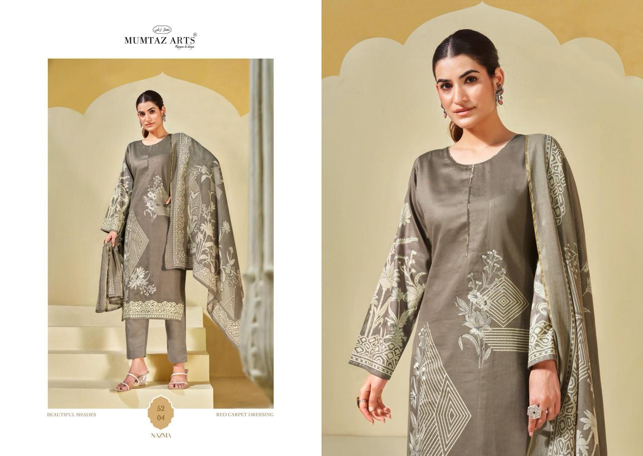 Mumtaz Arts Nazma catalog best wholesaler of dress materials in surat