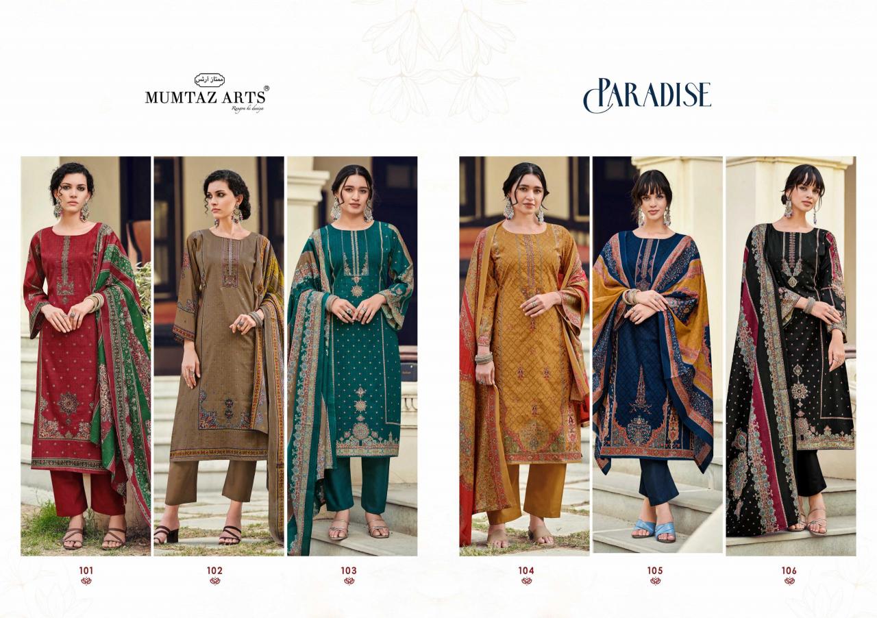 Mumtaz Arts Paradise catalog dress material manufacturar in surat 