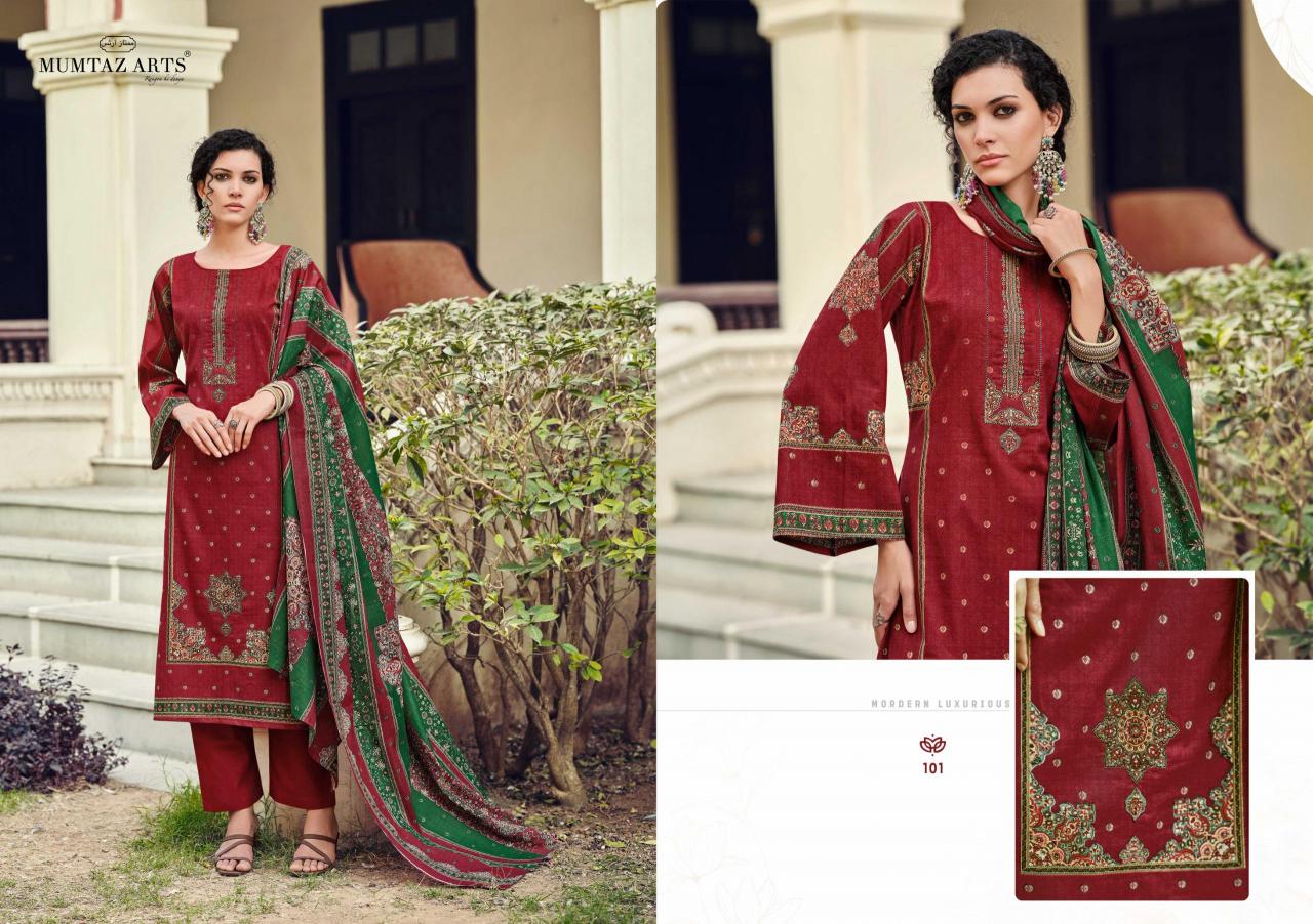 Mumtaz Arts Paradise catalog dress material manufacturar in surat 
