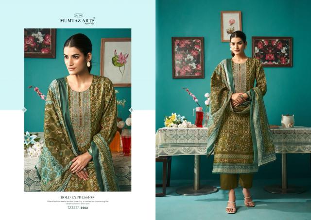Mumtaz Arts Tareef catalog best online wholesaler of dress materials in surat