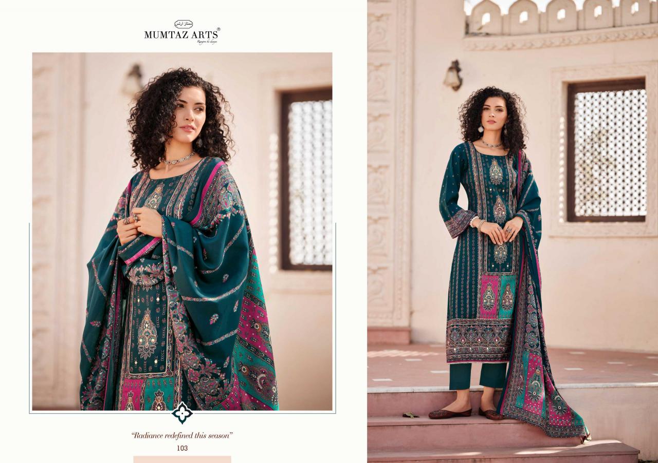 Mumtaz Arts Tasveer Catalog wholesale dress material shops in surat