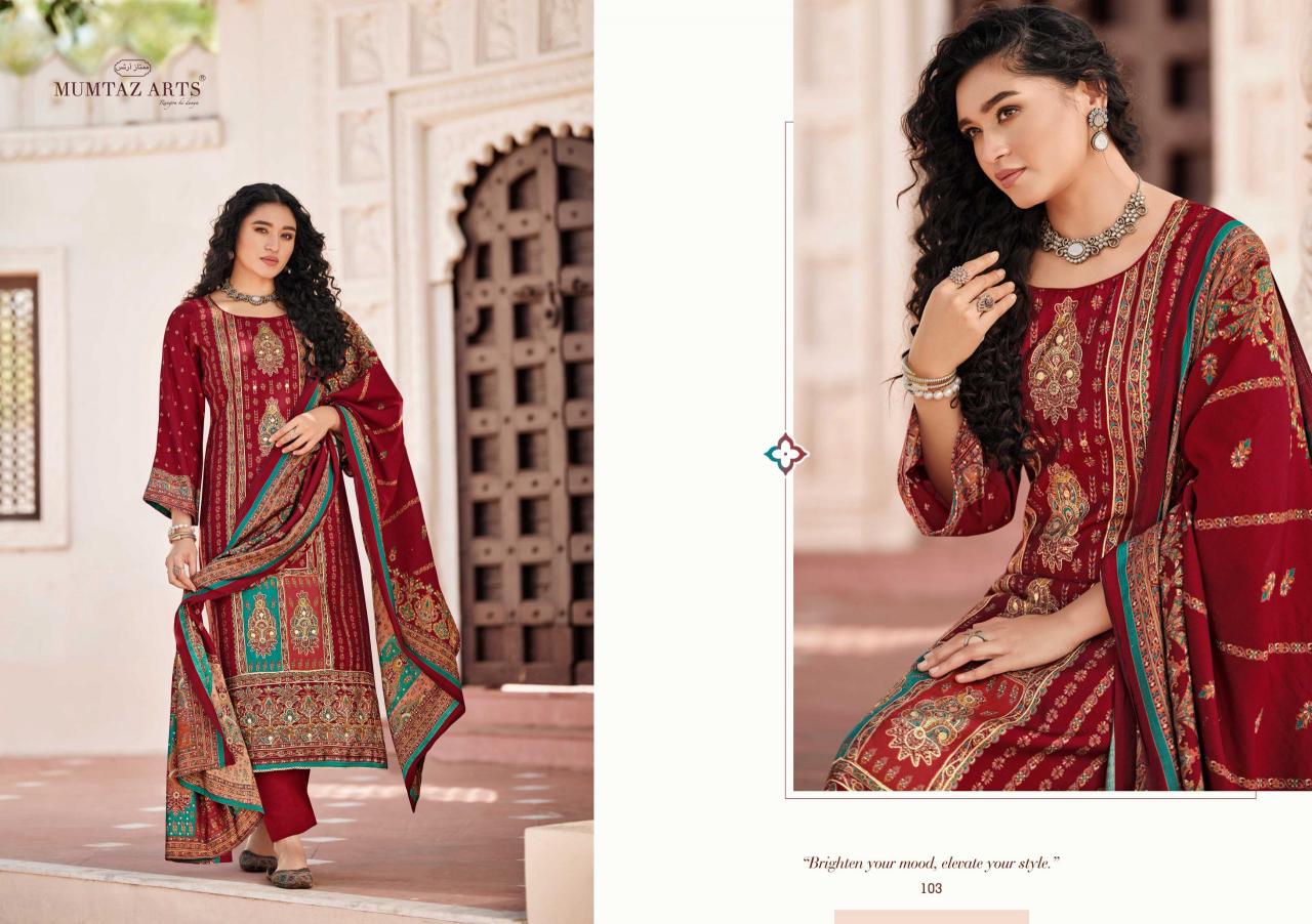 Mumtaz Arts Tasveer Catalog wholesale dress material shops in surat
