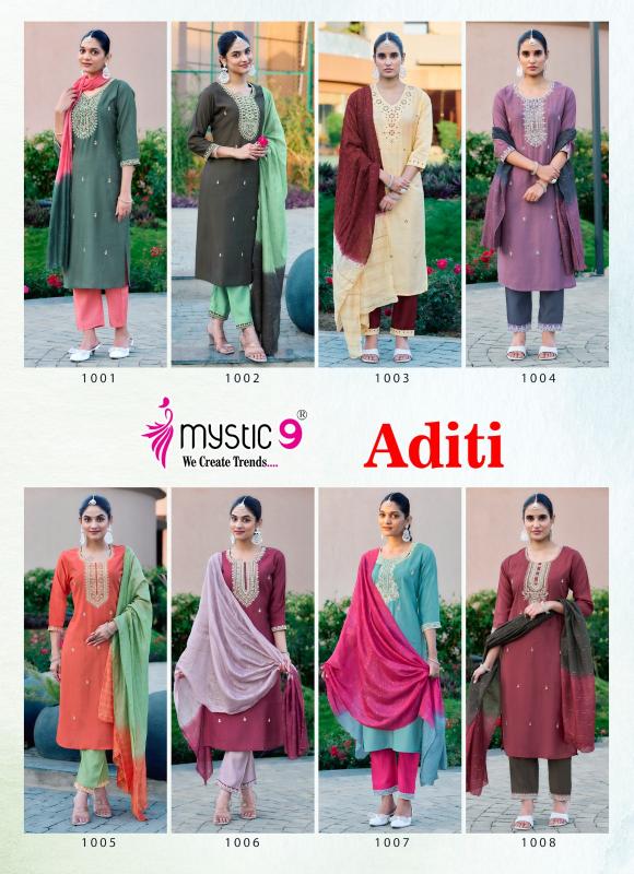 Mystic 9 Aditi Vol 1 catalog india online shopping kurtis