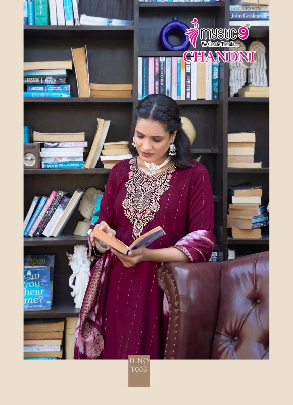 Mystic 9 Chandani Vol 1 catalog top 10 brands of kurtis in india