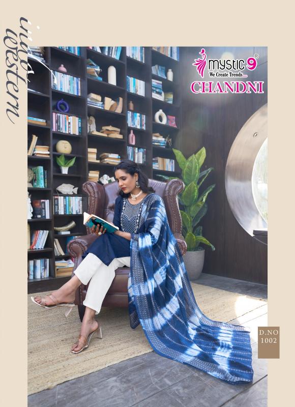 Mystic 9 Chandani Vol 1 catalog top 10 brands of kurtis in india