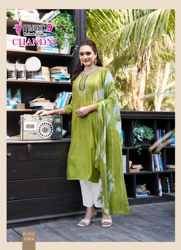 Mystic 9 Chandani Vol 1 catalog top 10 brands of kurtis in india
