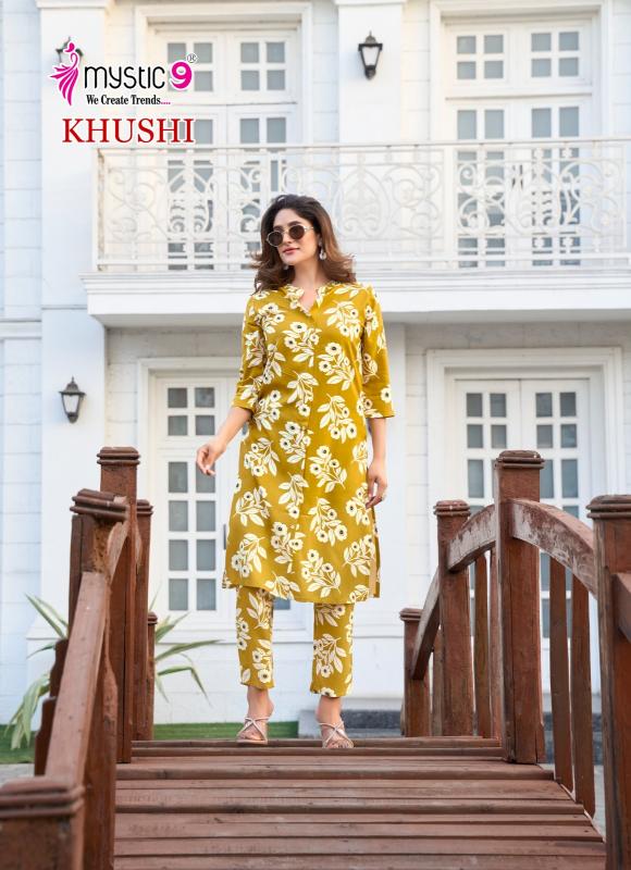 Mystic 9 Khushi Vol 1 catalog wholesale co ord sets manufacturers in india