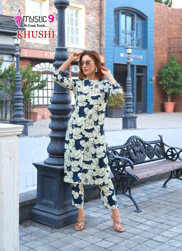 Mystic 9 Khushi Vol 1 catalog wholesale co ord sets manufacturers in india