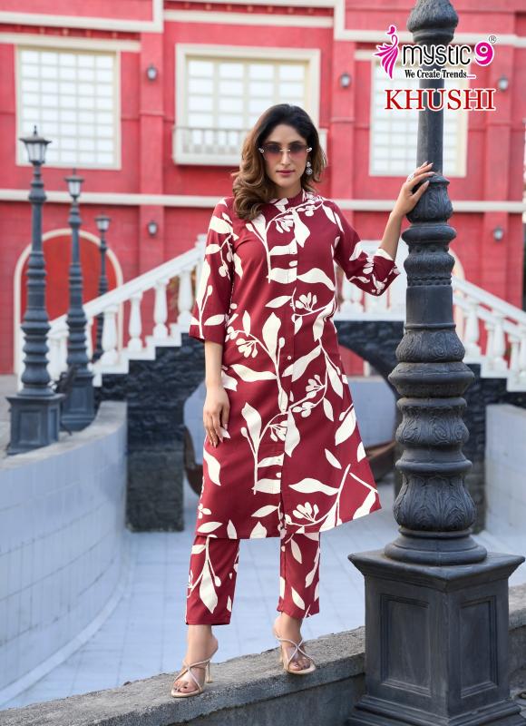 Mystic 9 Khushi Vol 1 catalog wholesale co ord sets manufacturers in india