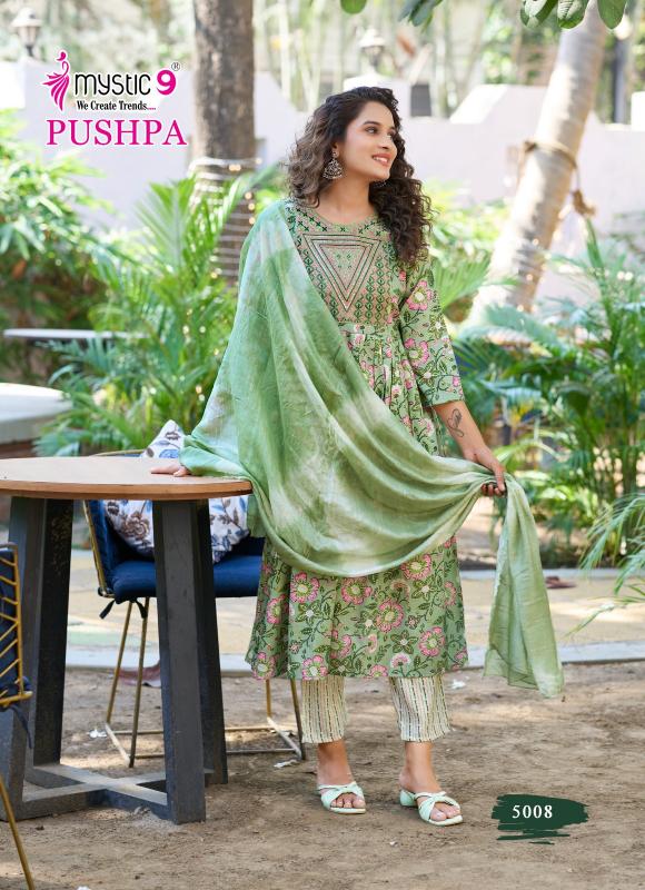 Mystic 9 Pushpa Vol 5 catalog umbrella kurtis online india