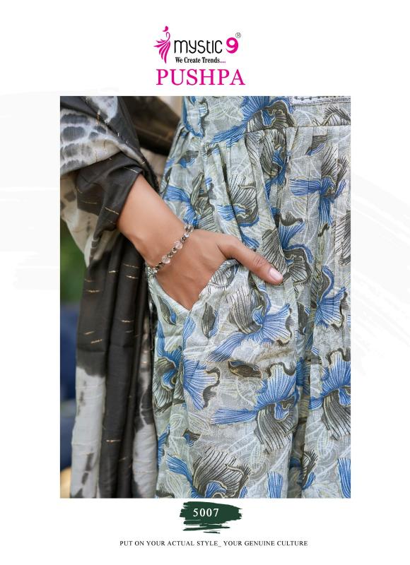 Mystic 9 Pushpa Vol 5 catalog umbrella kurtis online india
