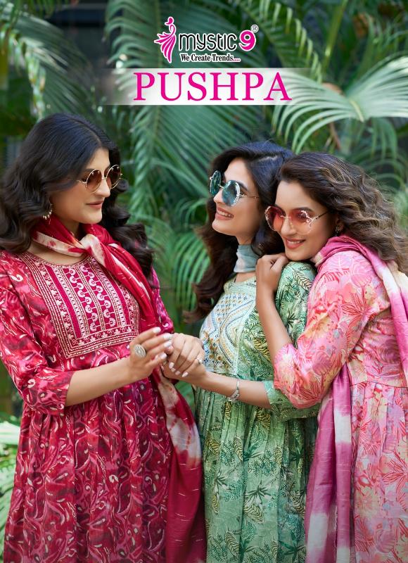 Mystic 9 Pushpa Vol 5 catalog umbrella kurtis online india