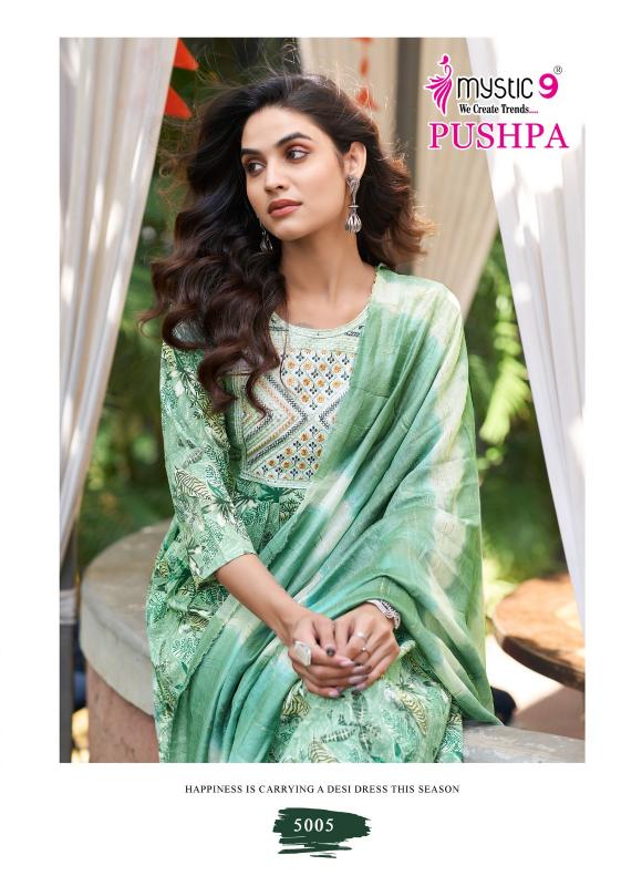 Mystic 9 Pushpa Vol 5 catalog umbrella kurtis online india