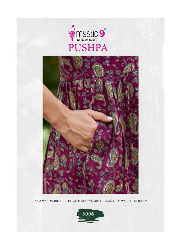 Mystic 9 Pushpa Vol 5 catalog umbrella kurtis online india