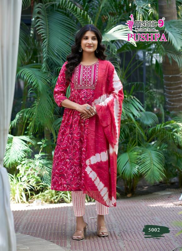 Mystic 9 Pushpa Vol 5 catalog umbrella kurtis online india