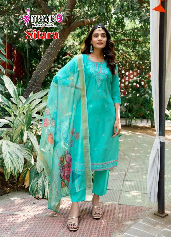 Mystic 9 Sitara vol 1 catalog fabindia kurtis india price