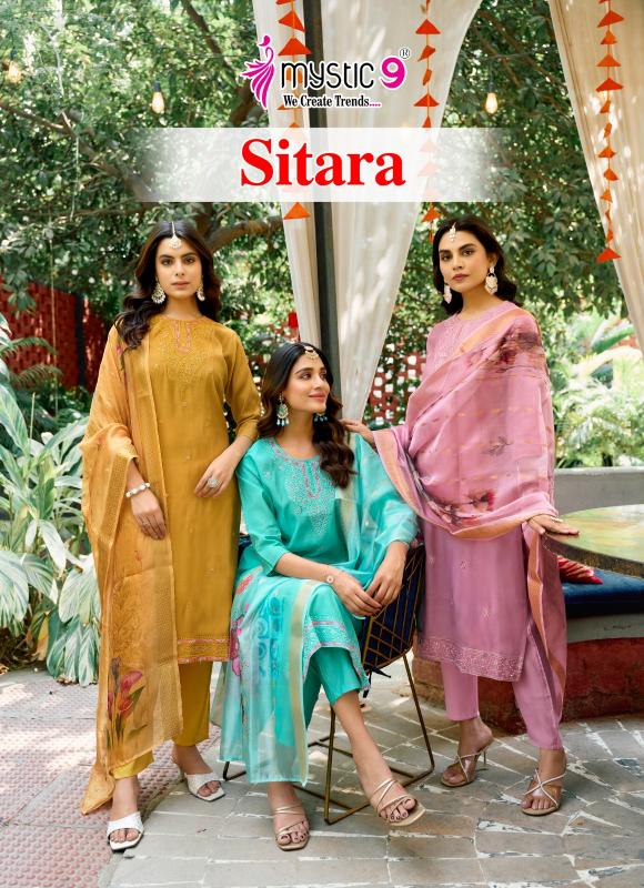 Mystic 9 Sitara vol 1 catalog fabindia kurtis india price