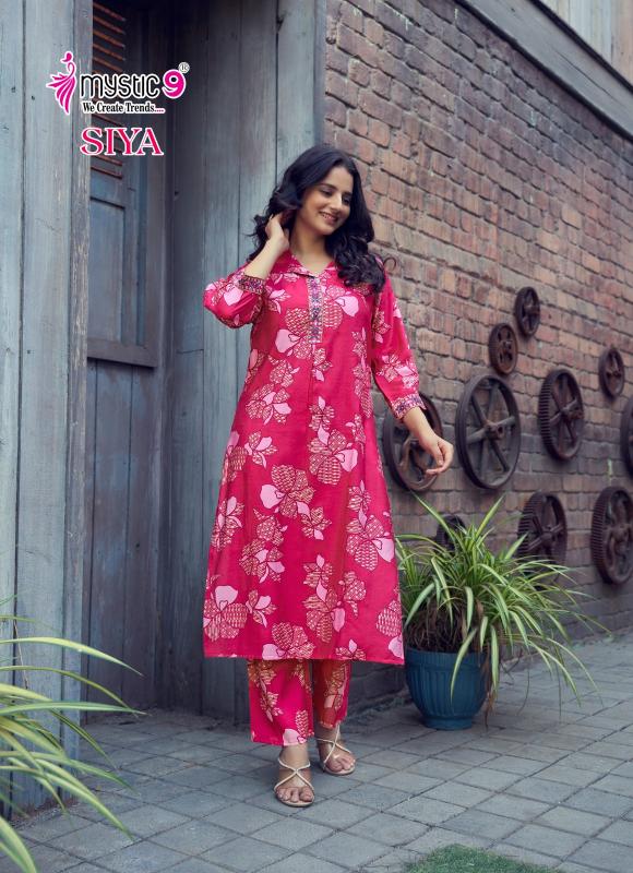 Mystic 9 Siya vol 1 catalog wholesale co ord sets manufacturers in india