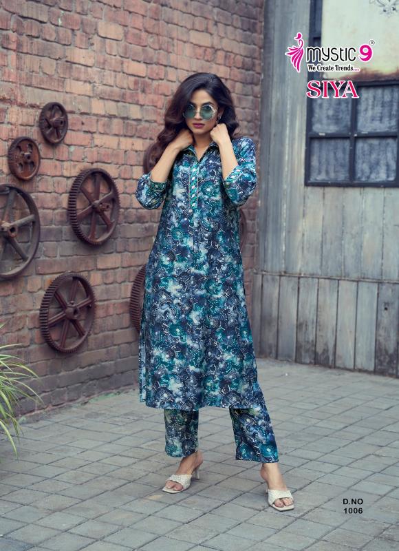Mystic 9 Siya vol 1 catalog wholesale co ord sets manufacturers in india