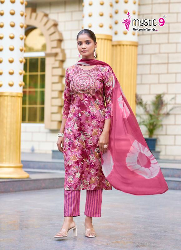 Mystic 9 Suman vol 3 catalog ladies kurti manufacturers delhi india