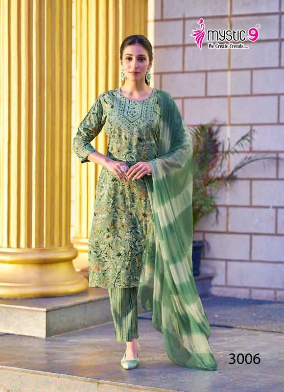 Mystic 9 Suman vol 3 catalog ladies kurti manufacturers delhi india