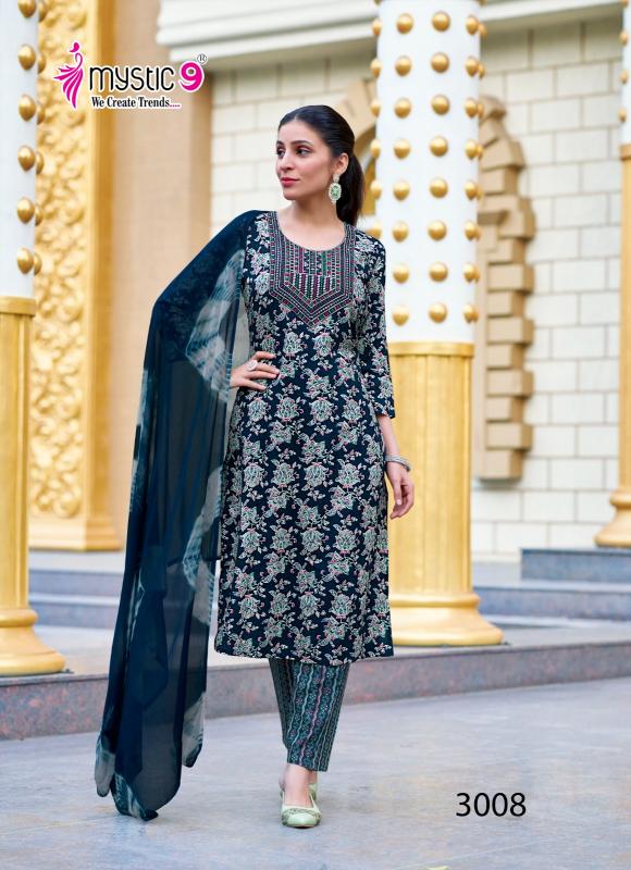 Mystic 9 Suman vol 3 catalog ladies kurti manufacturers delhi india