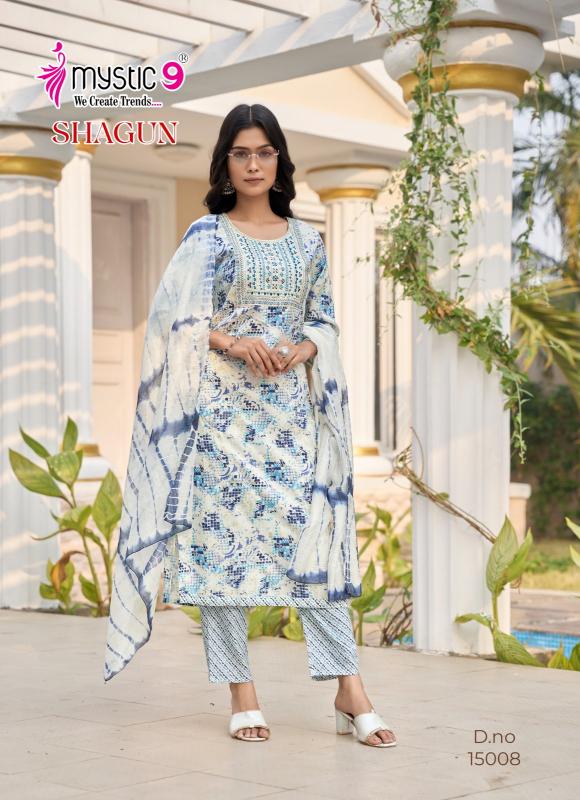 Mystic9 Shagun Vol-15 – Kurti Pant With Dupatta - Wholesale Catalog