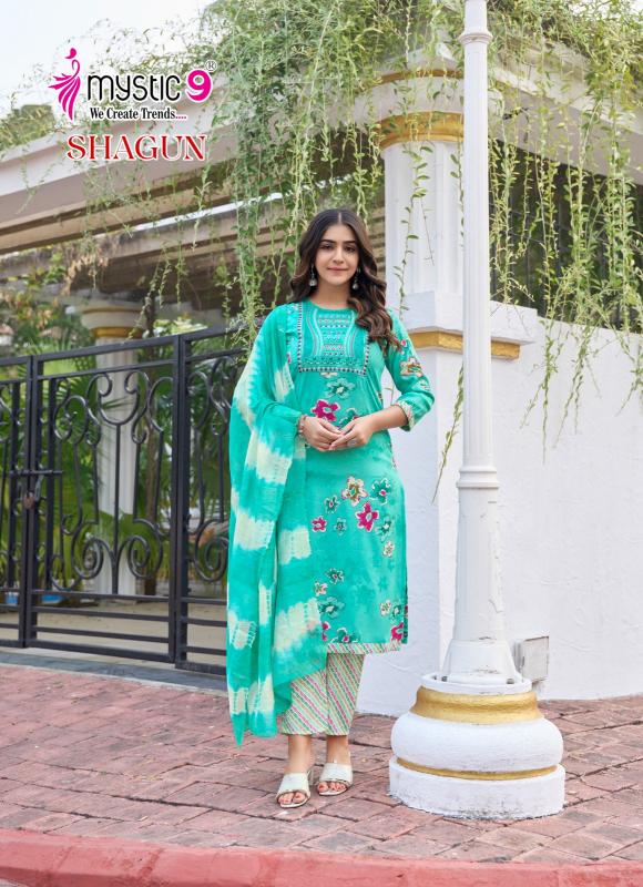 Mystic9 Shagun Vol-15 – Kurti Pant With Dupatta - Wholesale Catalog