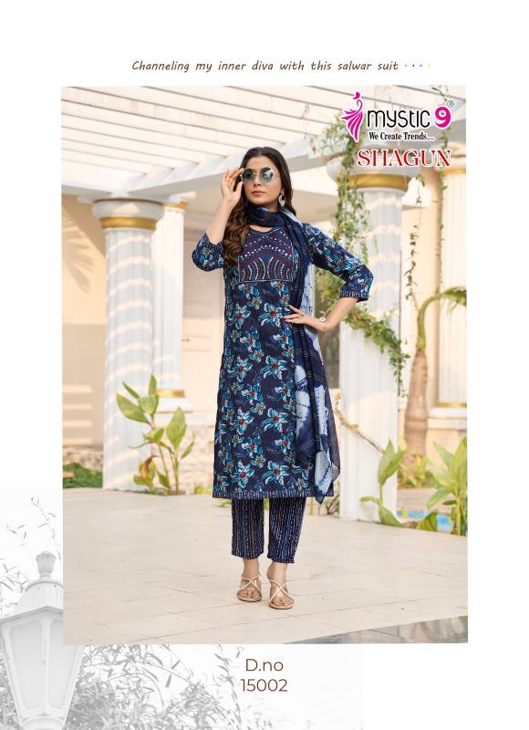 Mystic9 Shagun Vol-15 – Kurti Pant With Dupatta - Wholesale Catalog