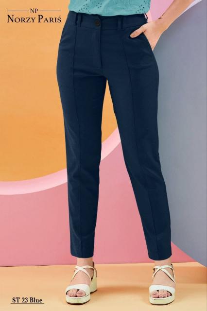 Norzy Paris Tipsy ST 21 Black, 23 Blue & 29 Wine catalog Designer pant 