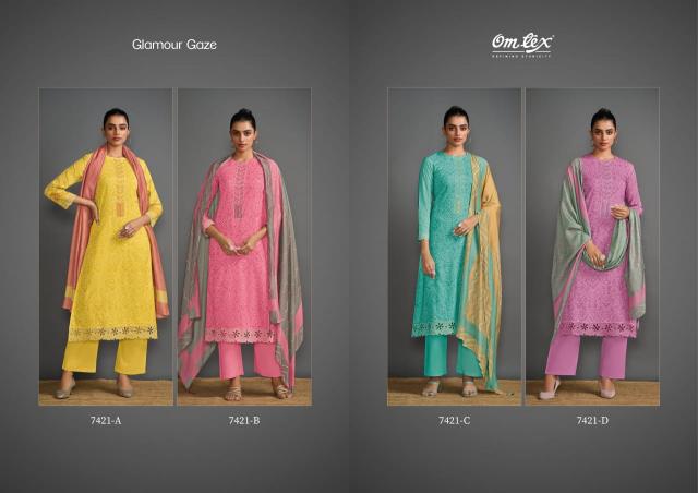 Omtex Glamour Gaze catalog daily wear salwar kameez wholesale 