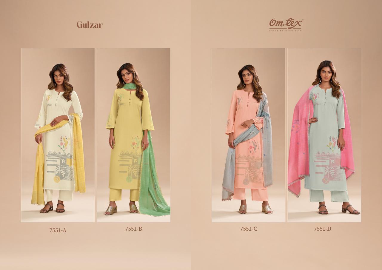 Omtex Gulzar catalog wholesale salwar kameez pakistan