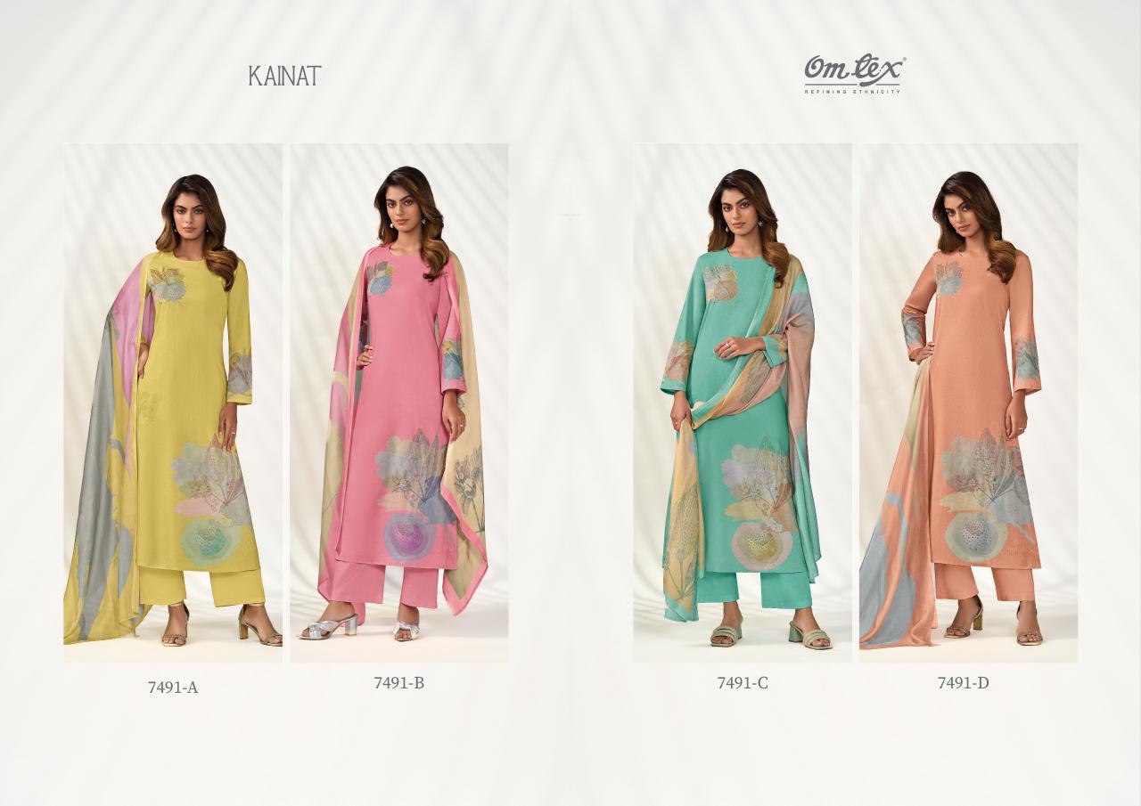 Omtex Kainaat catalog wholesale ladies salwar kameez