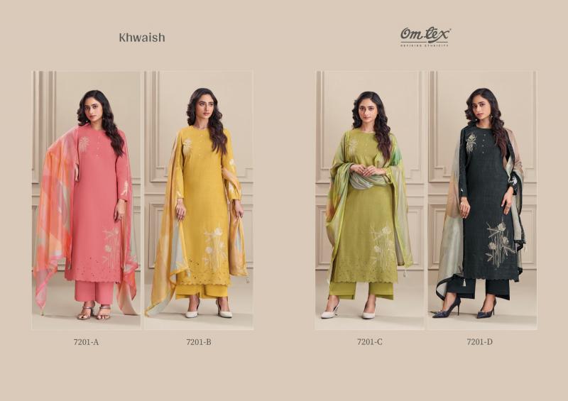 Omtex Khwaish catalog salwar kameez pakistani wholesale