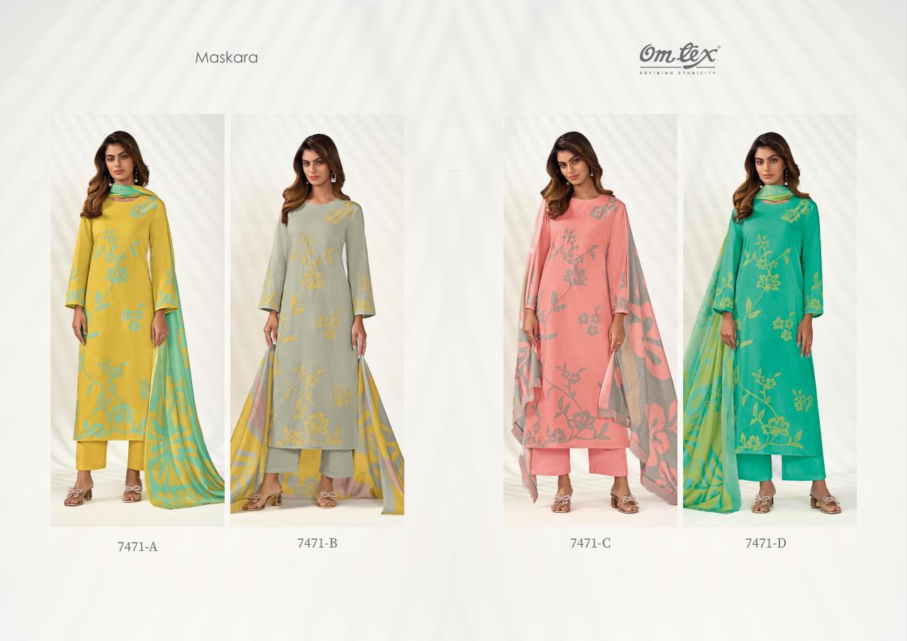 Omtex Maskara catalog unstitched heavy salwar kameez in jaipur wholesale with price