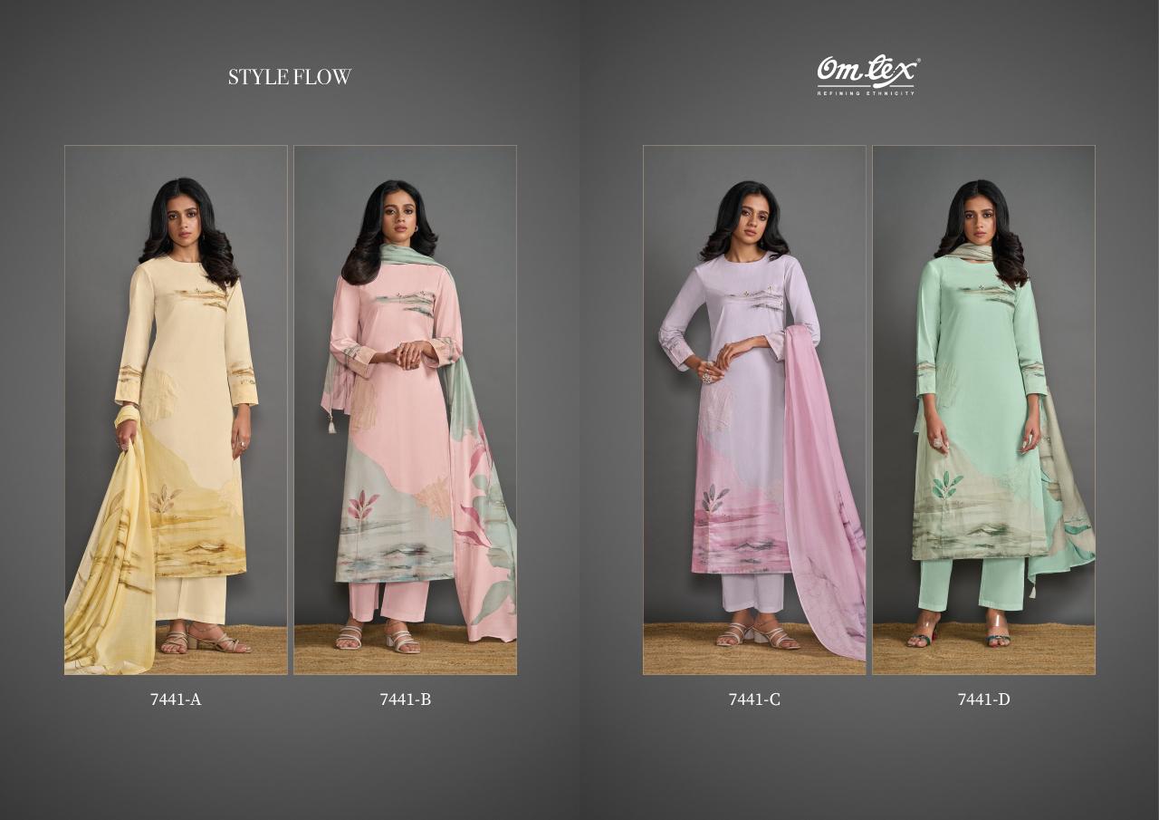Omtex Style flow catalog wholesale dealers of salwar kameez in ahmedabad