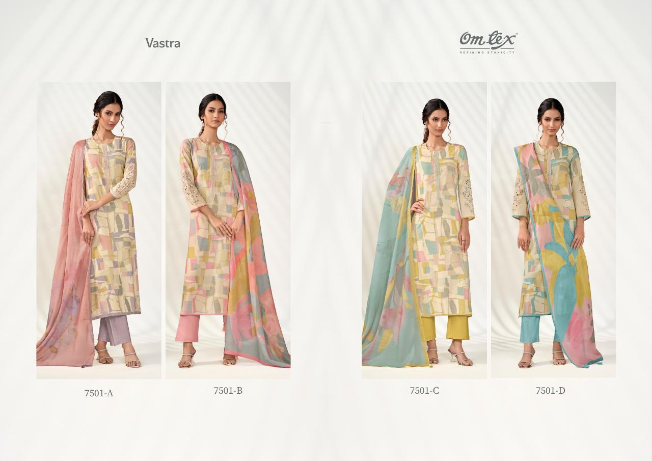 Omtex Vastra Catalog Lawn Cotton salwar suit