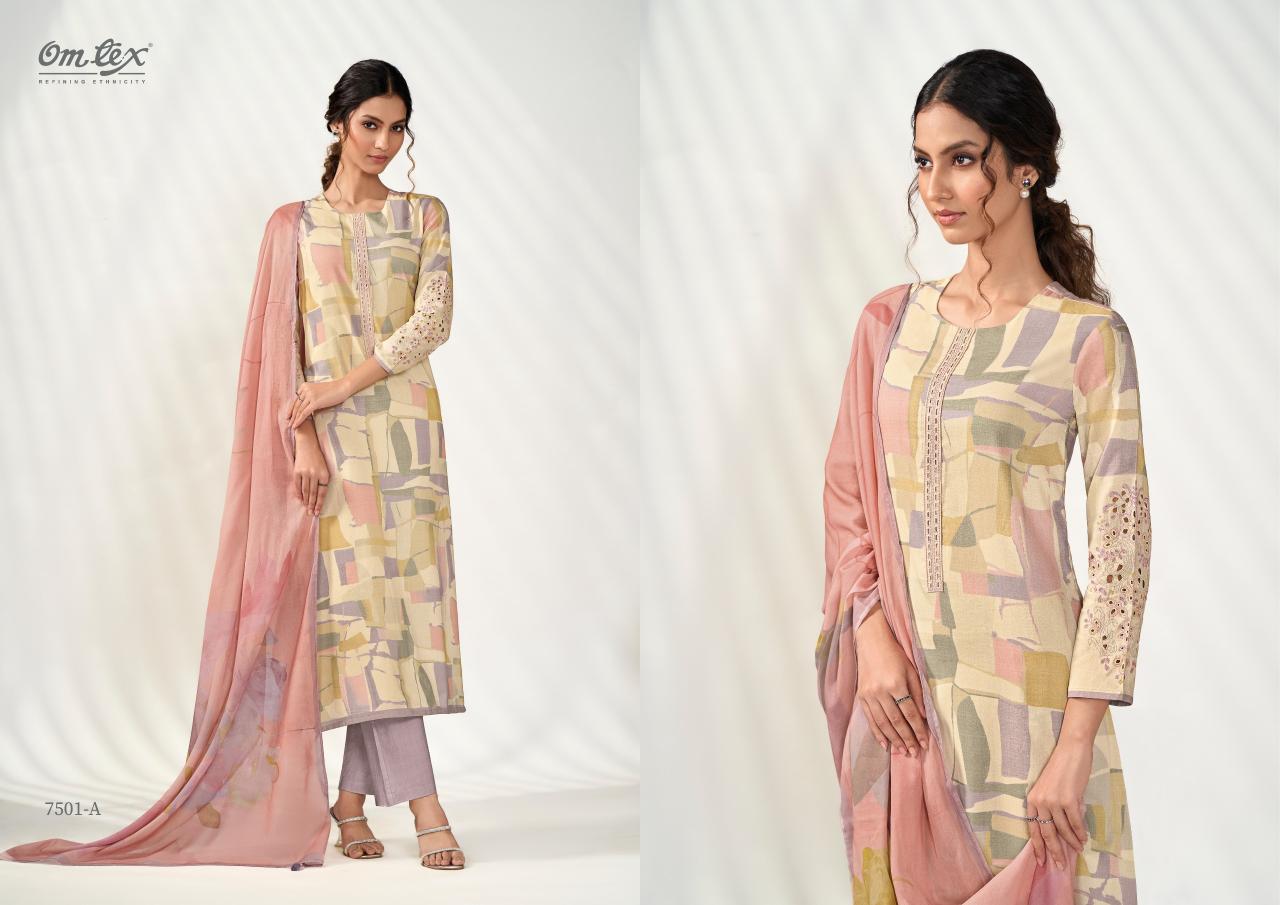 Omtex Vastra Catalog Lawn Cotton salwar suit