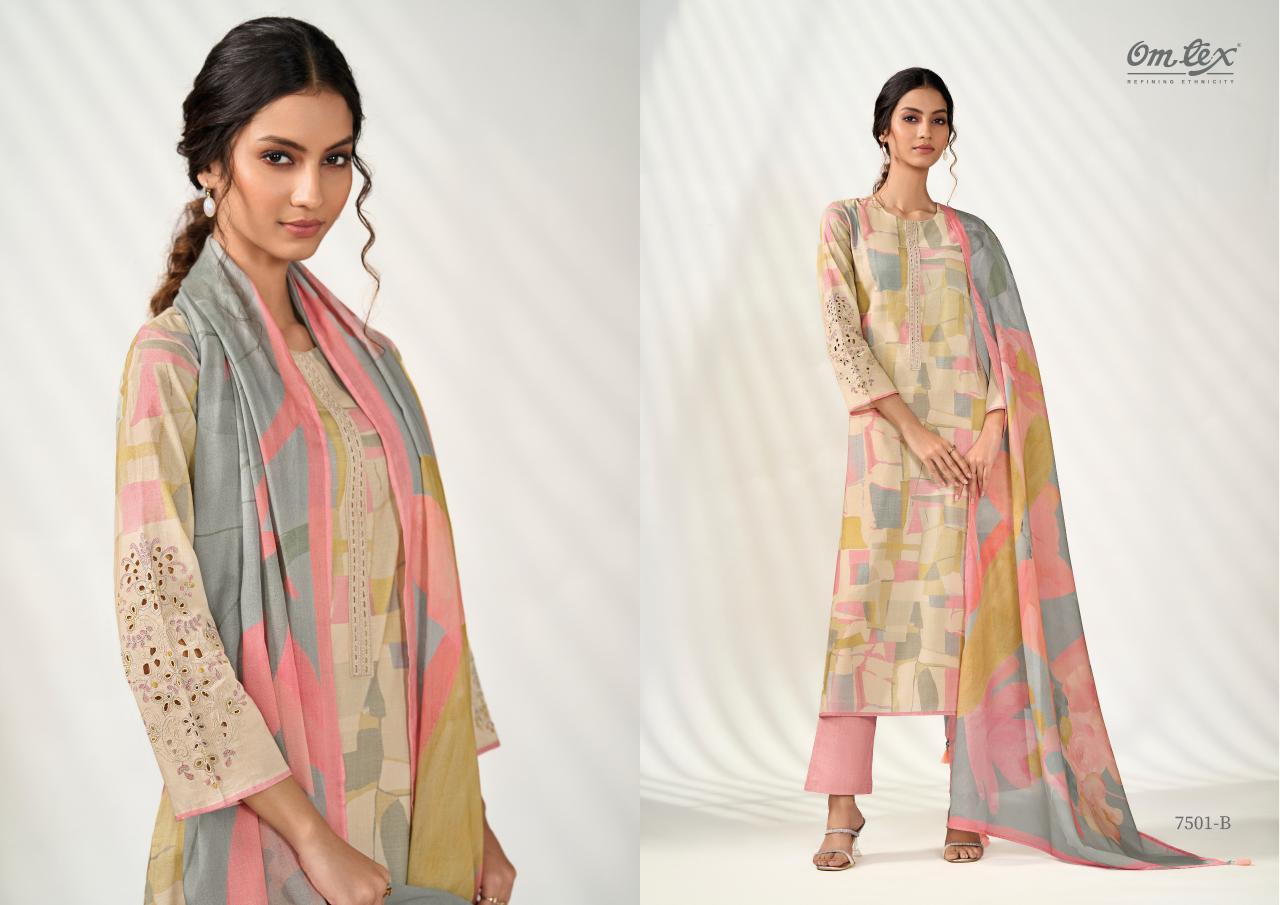 Omtex Vastra Catalog Lawn Cotton salwar suit