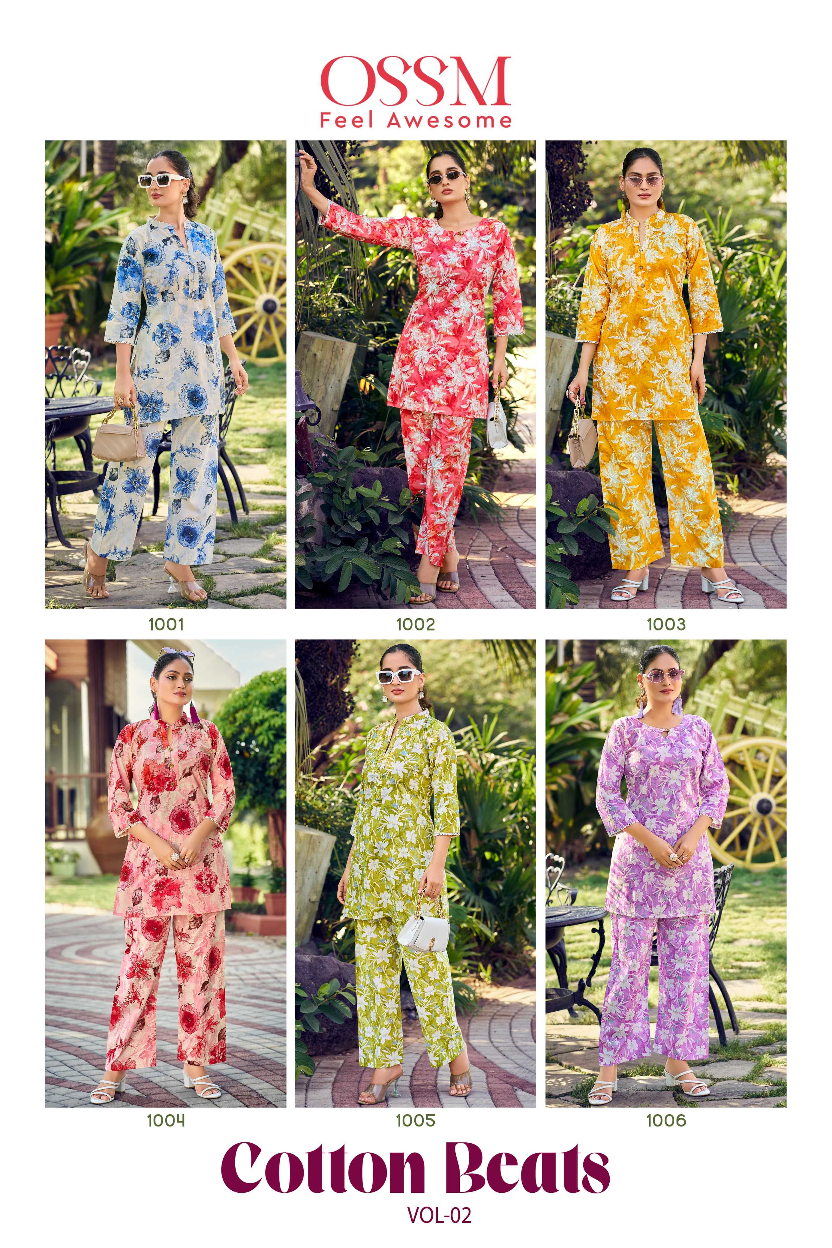 Ossm Cotton Beats Vol 2 catalog modest co ord sets wholesale