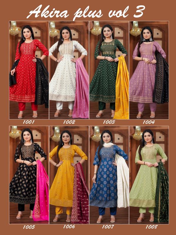 Padmavati Akira Plus vol 3 catalog kantha stitch kurti online india