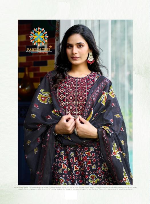 Passion Tree Anarkali vol 1 catalog modern kurtis online india