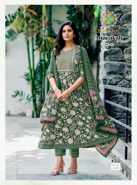 Passion Tree Anarkali vol 1 catalog modern kurtis online india