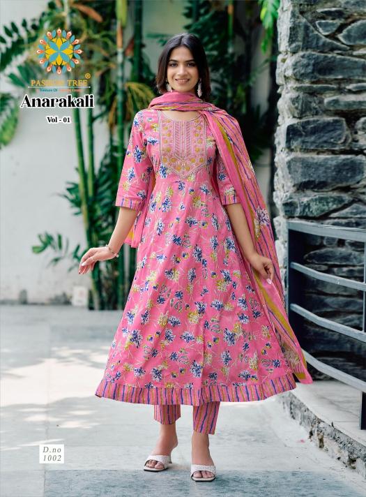 Passion Tree Anarkali vol 1 catalog modern kurtis online india