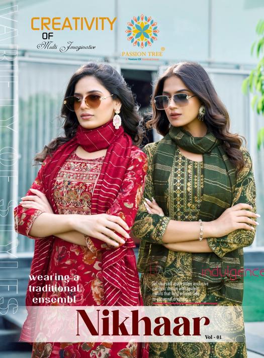Passion Tree Nikhaar Vol 1 Catalog best brand kurtis in india online