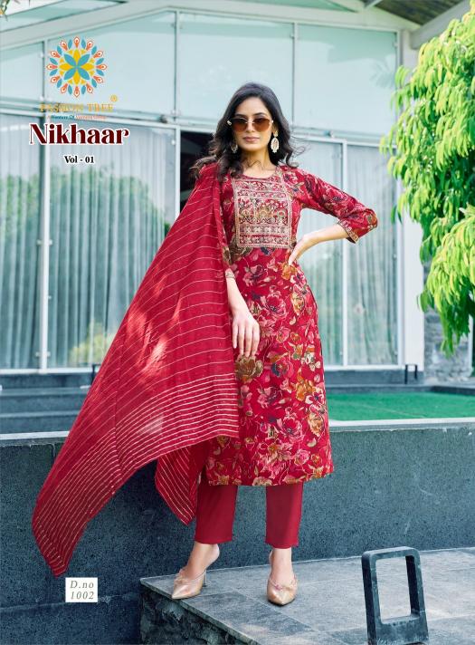 Passion Tree Nikhaar Vol 1 Catalog best brand kurtis in india online