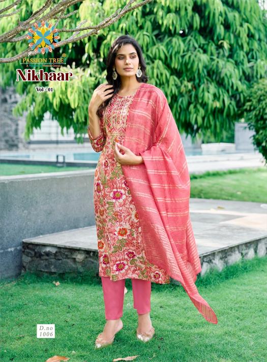 Passion Tree Nikhaar Vol 1 Catalog best brand kurtis in india online