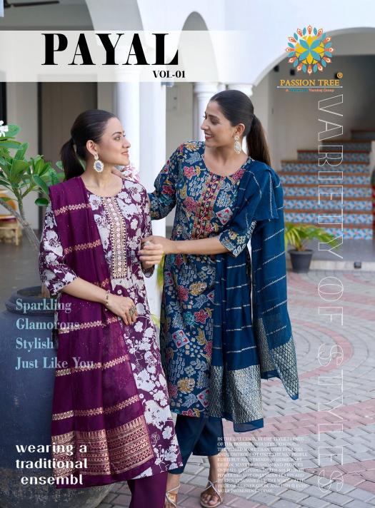 Passion Tree Payal Vol 1 catalog ira soleil kurtis online india