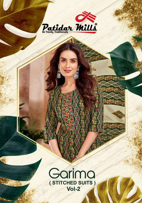 Patidar Garima Vol-2 – Kurti Pant With Dupatta - Wholesale Catalog